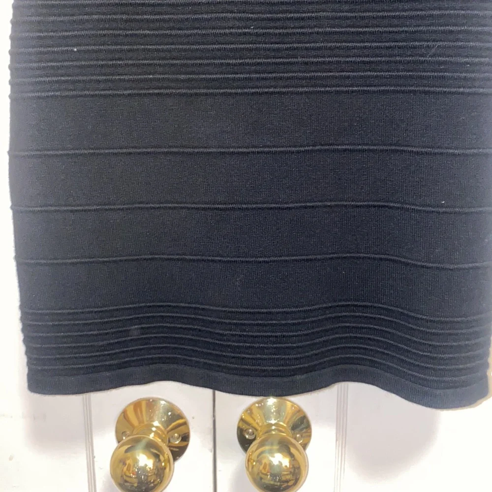 Charlotte Russe Black Large Low Backless Midi Dress - Picture 6 of 7
